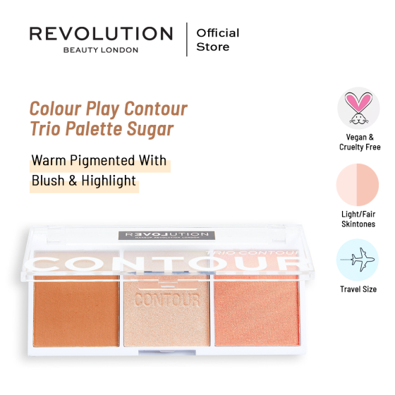 iShopping - Relove By Revolution Colour Play Contour Trio Palette Sugar