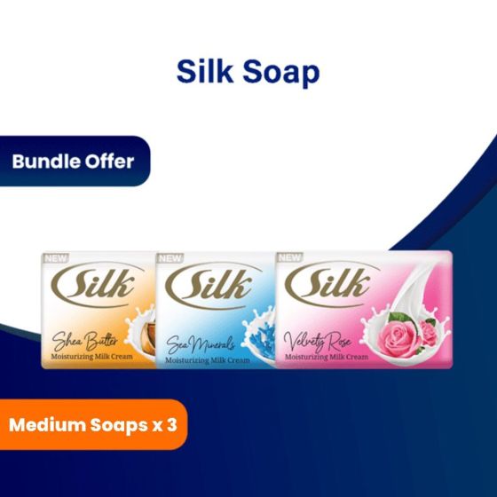 iShopping - Silk Soaps - Pack Of 3