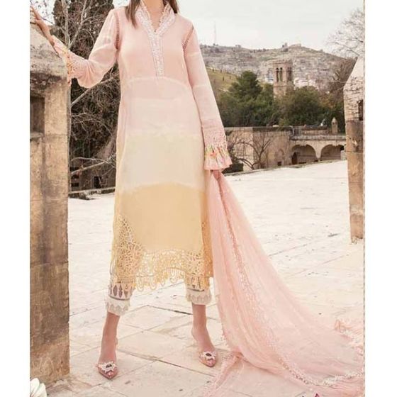 iShopping - Maria.B Lawn Collection 2021 3 Piece Suit For Women (D12A)