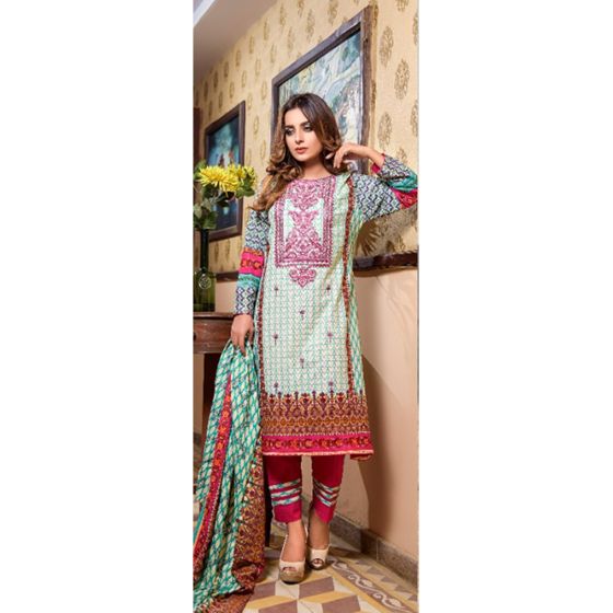 iShopping - Khaddi Embroidered Collection 2020 Vol 01 3 Piece (01b)