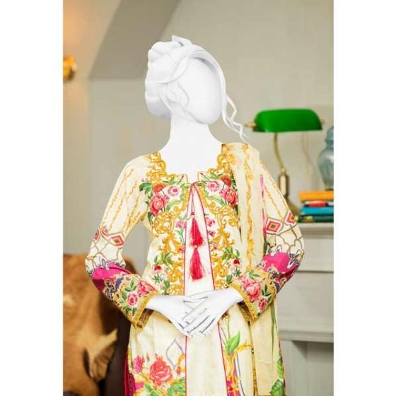 iShopping - Naayaab Blonde White Lawn Unstitched 3 Piece