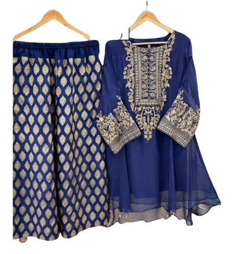 iShopping - RG Shop Luxury Embroidered 3Pec Suit for Women.