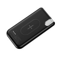 Baseus 10000mAh Thin Version Wireless Charging Power Bank Black