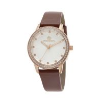 Bigotti Milano Leather Women's Watch Brown (BG.1.10025-5)