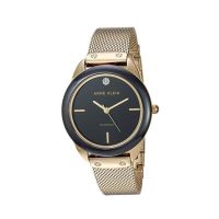 Anne Klein Diamond Accented Watch For Women Gold (AK/3258BKGB)