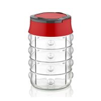 Qlux Active Button Jar 1.5Ltr Red (C-00212)
