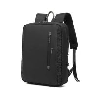 Poso Laptop Backpack (PS-650)-Black-15.6"