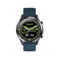 Yolo Fortuner Smart Watch Black with Moss Blue
