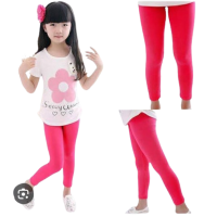Rg Shop Plain Tights Leggings Pajamas For Women-Pink