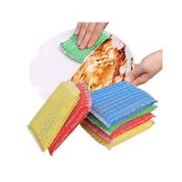 Genshirts Thickened Double Sided Dish Washing Sponge 4Pcs
