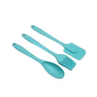 Easy Shop Silicone Cooking Spatula Set Pack of 3-Blue