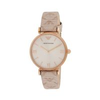 Emporio Armani Analog Leather Women's Watch Pink (AR11126)