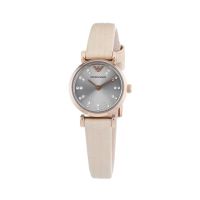 Emporio Armani Leather Women's Watch Beige (AR1687)