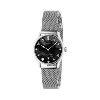 Gucci G-Timeless Diamond Dial Women's Watch Silver (YA1265001)