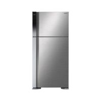 Hitachi Big 2 Stylish Freezer-on-Top Refrigerator 21 Cu Ft (R-V710P7M-1)-Silver