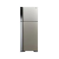 Hitachi Dual Fan Inverter Freezer-on-Top Refrigerator 23 Cu Ft (R-V655)-Silver