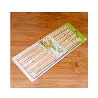 Israr Mall Natural Round Bamboo Reusable Chopsticks