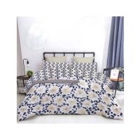Maguari Flower Design Cotton Comforter White (0469)