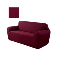 Maguari Jersey 5 Seater Sofa Cover Burgundy