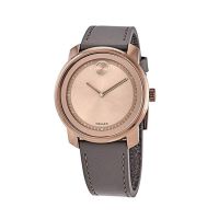 Movado Bold Leather Men's Watch Gray (3600672)