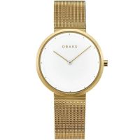 Obaku Papir Lille Watch For Women's Gold (V230LXGWMG)