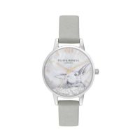 Olivia Burton Faux Mother Of Pearl Women's Watch Gray (OB16WL86)