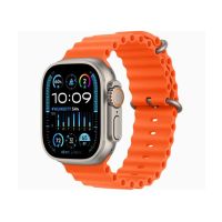 Apple Watch Ultra 2 49mm Titanium Case With Ocean Band-Orange-GPS