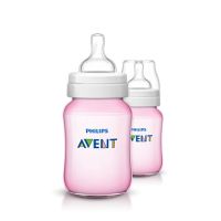 Philips Avent Classic Plus Baby Bottle 260ML 2 Pcs - 1m+ (SCF564/27)