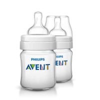 Philips Avent Classic Plus Baby Bottle 125ML 2 Pcs - 0m+ (SCF560/27)