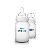 Philips Avent Classic Plus Baby Bottle 260ML 2 Pcs - 1m+ (SCF563/27)