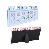 Planet X My First Year Baby Wooden Pictures Frame - Blue (PX-11959)