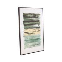 Premier Home Astratto Canvas Green And Gold Wall Art (5521074)
