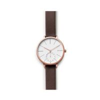 Skagen Hagen Leather Women's Watch Dark Brown (SKW2356)