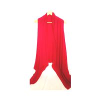 SubKuch Sleeveless Panel Upper Sweater For Women Red (1571)