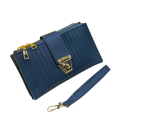 iShopping - RG Shop 3 Zipper Luxury Wallet For Women-Grey