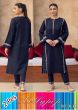 iShopping - RG Shop Cotton Embroidery  2 pes suit for Women. -Blue