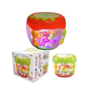 Planet X Big Musical Flash Drum with Lights and Nursery Rhymes (PX-10483)