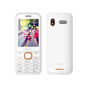 Vgo Tel i261 Dual Sim-White & Orange