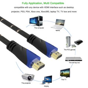 Ferozi Traders HDMI Round Cable 25M - Blue