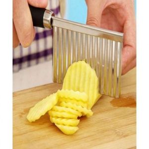 Ferozi Traders Vegetable Crinkle Wavy Cutter Knife