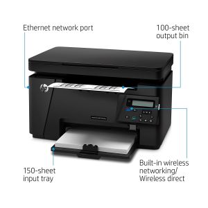 HP LaserJet Pro MFP M125nw Multifunction Printer (CZ173A) - Refurbished