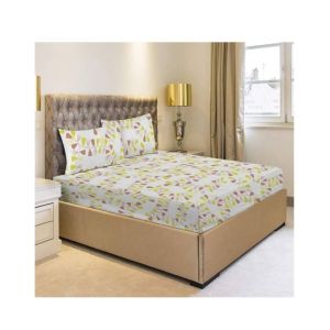 Jamal Home King Size Bed Sheet With 2 Pillows (0016)