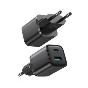 Joyroom 20W Dual Port Mini Fast Charger Black (L-QP207)