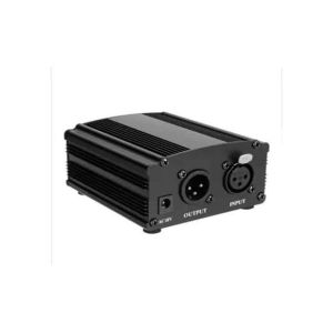 Muzamil Store Phantom Power Supply 220V Adapter For Condenser Microphone