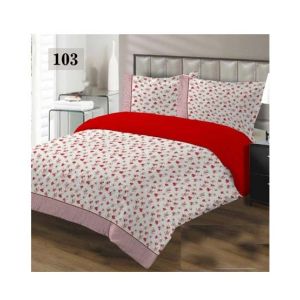 AAM Printed Double Bed Sheet With 2 Pillowcase (1533-103)