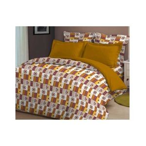 AAM Printed Double Bed Sheet With 2 Pillowcase (1533-65)