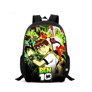 Traverse Ben 10 Printed Kids School Bag - Black (T290S)