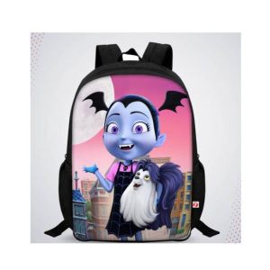 Traverse Transylvania Digital Printed Kids School Backpack - Black (T105S)