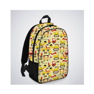 Traverse Cars Printed Kids School Backpack (T506KG)