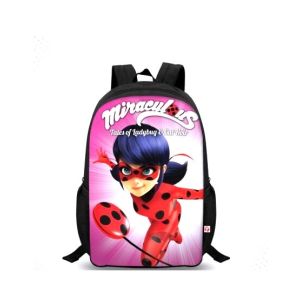 Traverse Miraculous Ladybug Printed Kids School Backpack (T474KG)